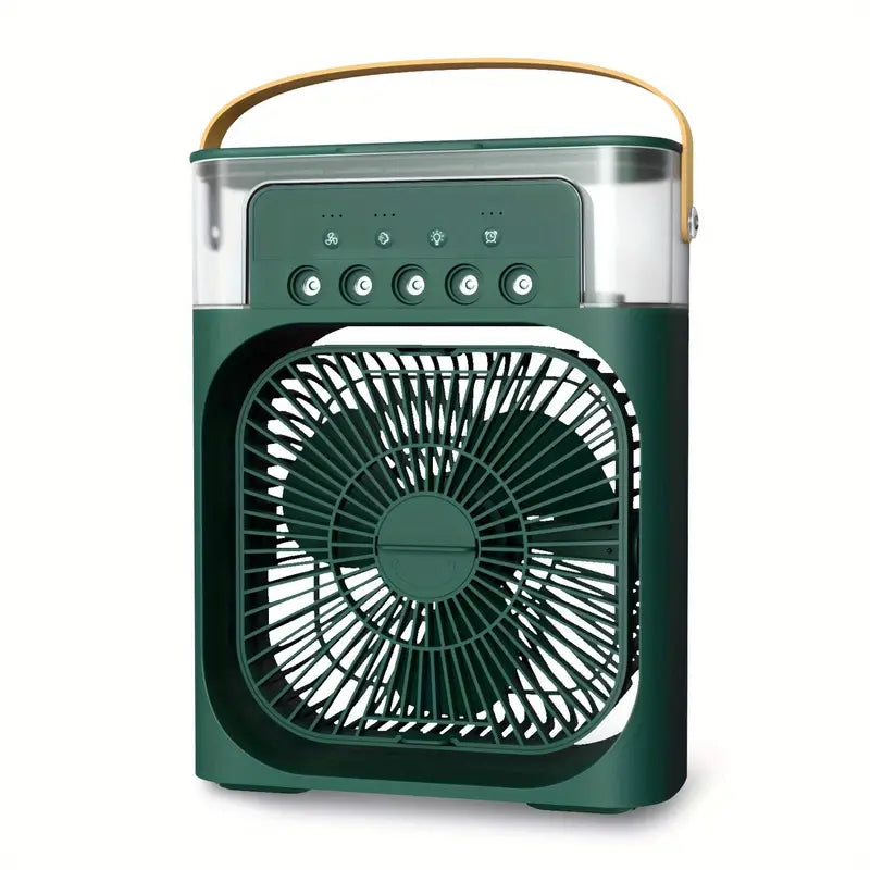 Rafraîchisseur d'Air Portable USB – Ventilateur avec Brumisation & 3 Vitesses-0