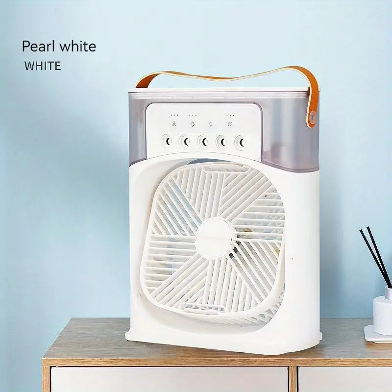 Rafraîchisseur d'Air Portable USB – Ventilateur avec Brumisation & 3 Vitesses-2