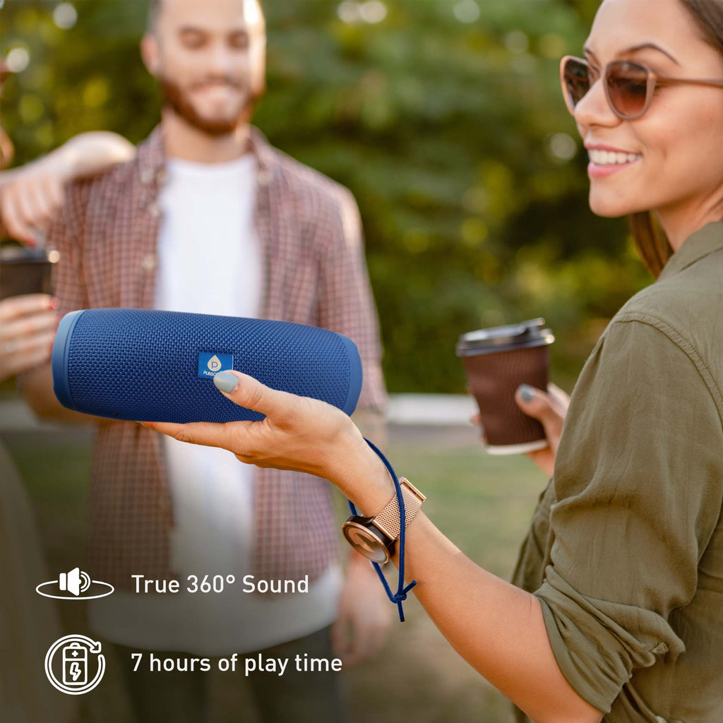 Pack de 2 Enceintes Bluetooth Sans Fil – Son 360° & Modèle Étanche pour la Maison et l'Extérieur-1