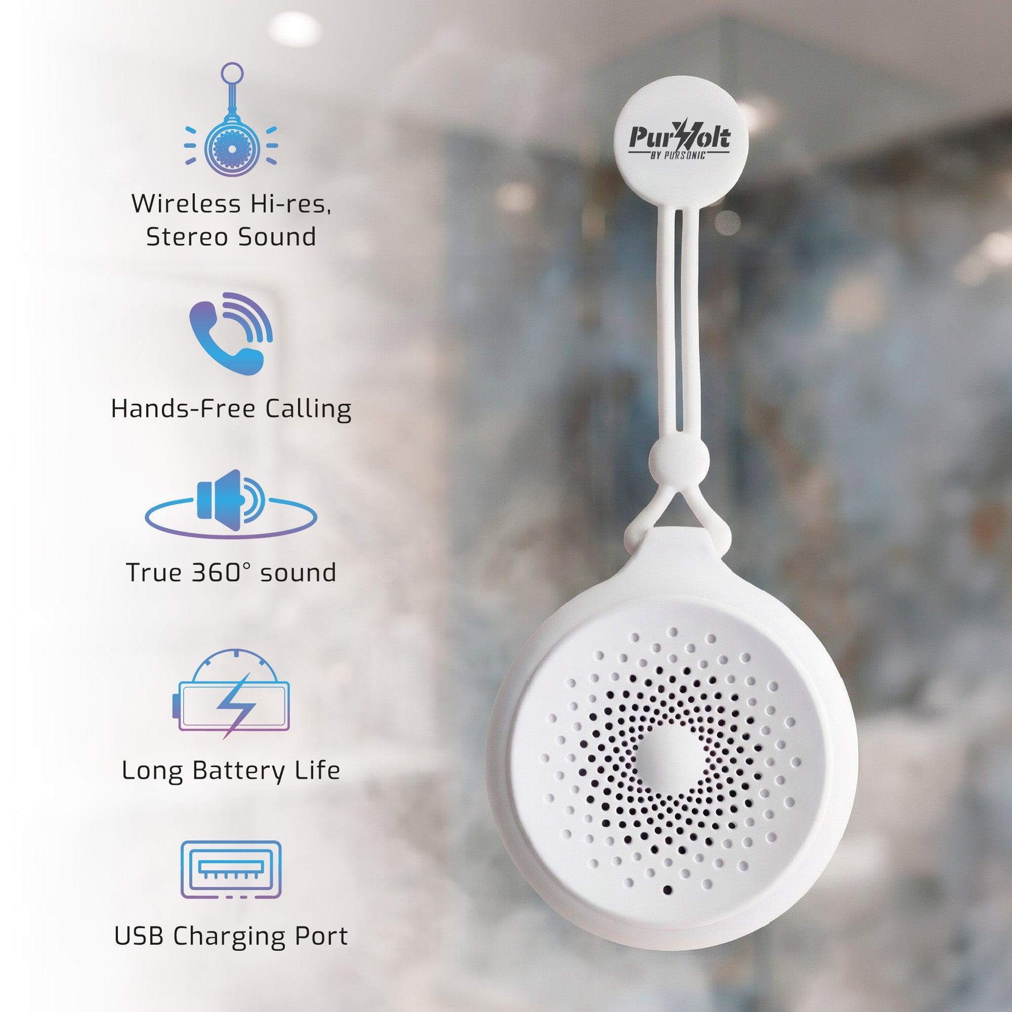 Pack de 2 Enceintes Bluetooth Sans Fil – Son 360° & Modèle Étanche pour la Maison et l'Extérieur-4
