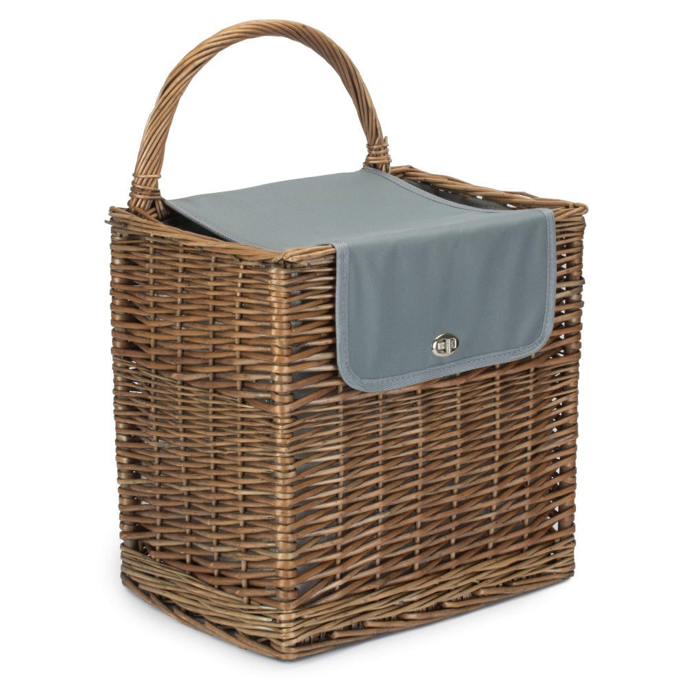 Panier de Pique-Nique Isotherme en Osier – Set Complet pour 2 Personnes-3