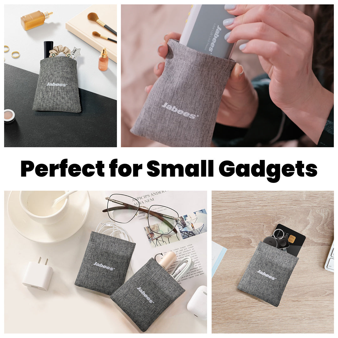 Pochette de Rangement en Tissu avec Fermeture Pression – Compacte et Pratique
