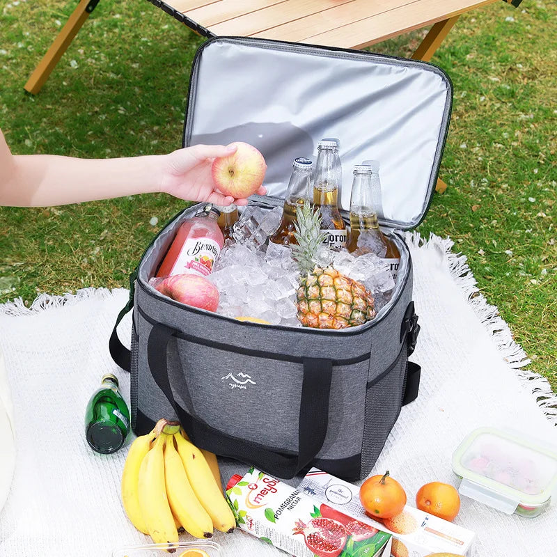 Sac Isotherme 26 L Grande Capacité – Glacière Souple pour Plage, Camping & Pique-Nique-1