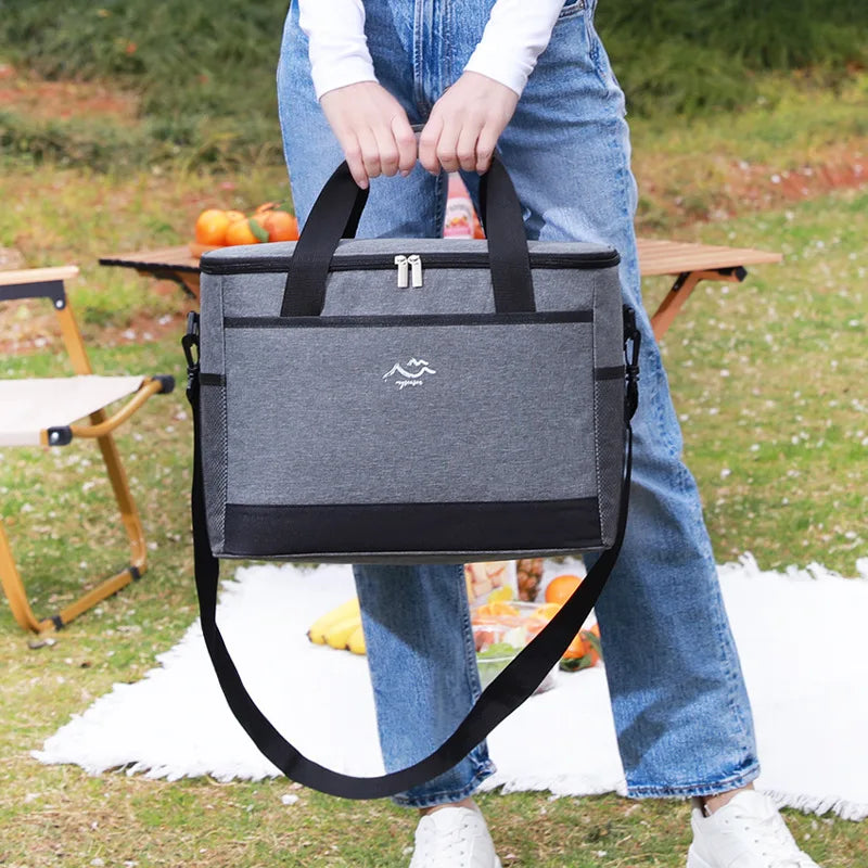Sac Isotherme 26 L Grande Capacité – Glacière Souple pour Plage, Camping & Pique-Nique-2