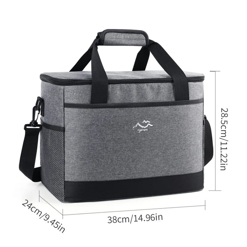 Sac Isotherme 26 L Grande Capacité – Glacière Souple pour Plage, Camping & Pique-Nique-3