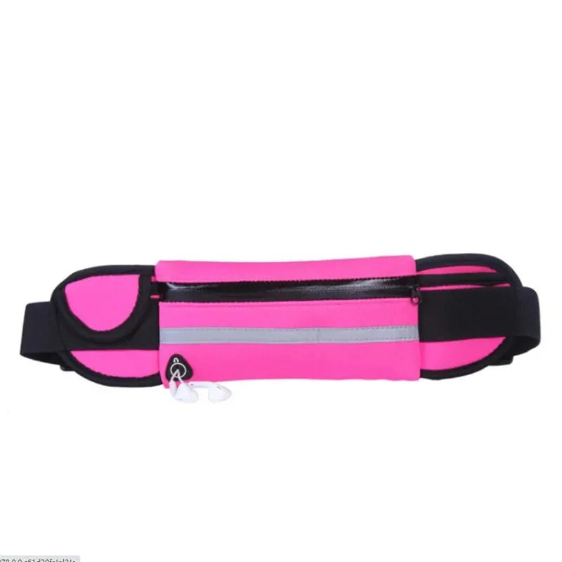 Running Waist bag Men Women Marathon Cycling Multi-functional bags With Water Bottle Waterproof Phone bag unisex Waist Belt pack-5