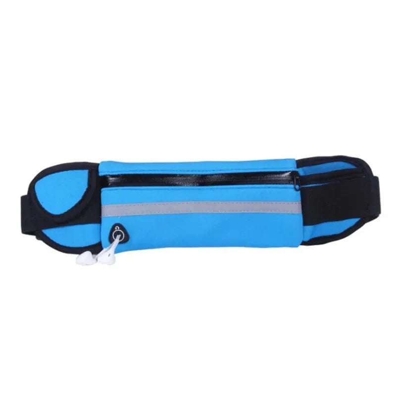 Running Waist bag Men Women Marathon Cycling Multi-functional bags With Water Bottle Waterproof Phone bag unisex Waist Belt pack-4