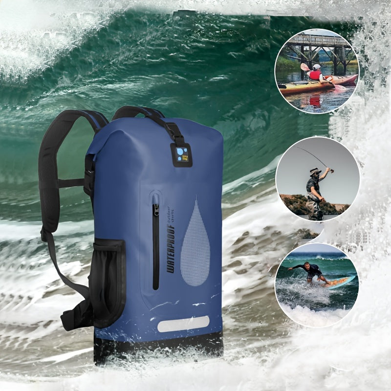 Sac à Dos Étanche Outdoor 40L – Waterproof, Randonnée, Plage & Voyage-3