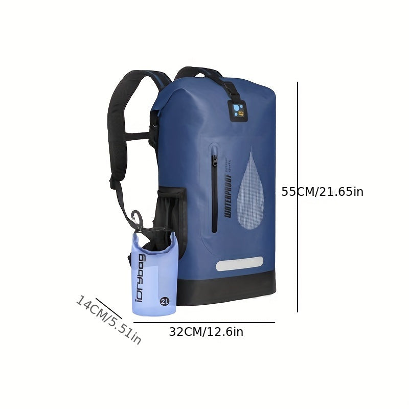 Sac à Dos Étanche Outdoor 40L – Waterproof, Randonnée, Plage & Voyage-4