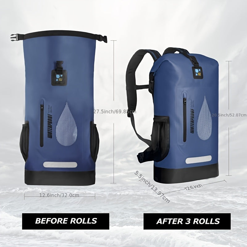 Sac à Dos Étanche Outdoor 40L – Waterproof, Randonnée, Plage & Voyage-2