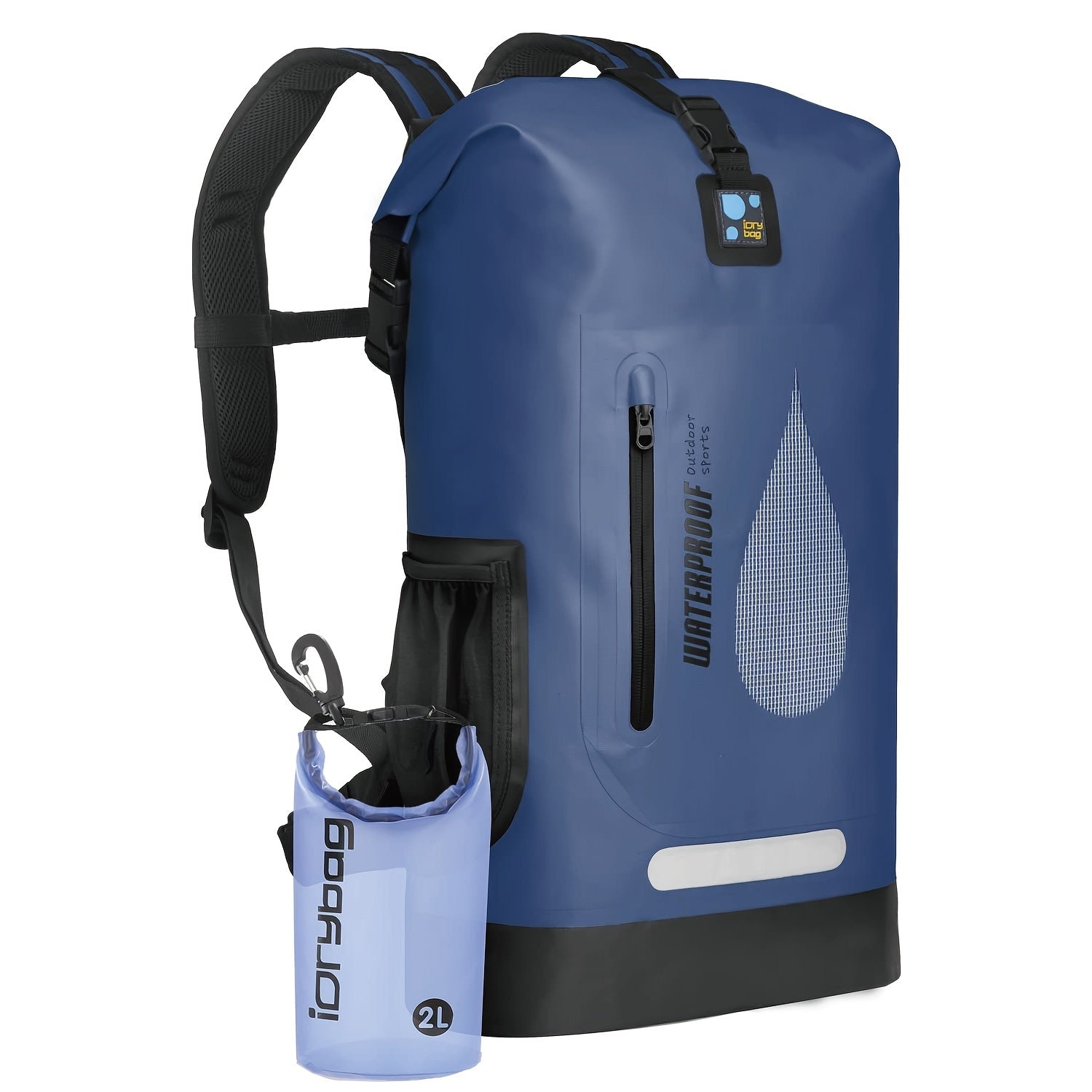 Sac à Dos Étanche Outdoor 40L – Waterproof, Randonnée, Plage & Voyage-0