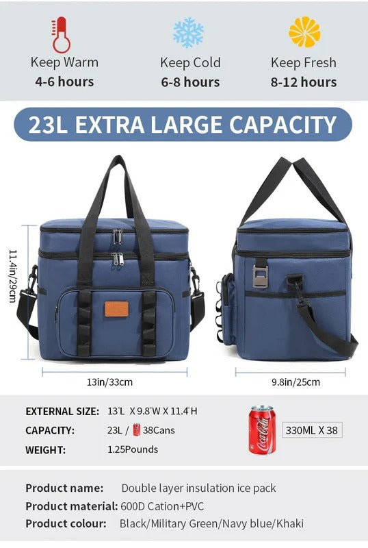 Sac Isotherme 15L Premium – Lunch Bag Étanche avec Bandoulière pour Plage & Voyage-1
