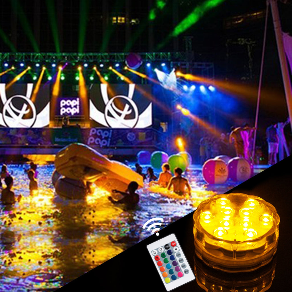 Lampe LED submersible à piles