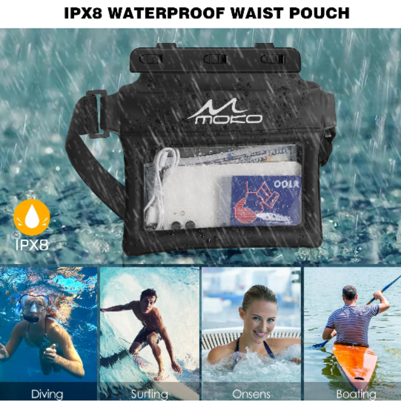 Pochette Téléphone Étanche Flottante IPX8 – Protection Plage, Piscine & Sports Nautiques-3
