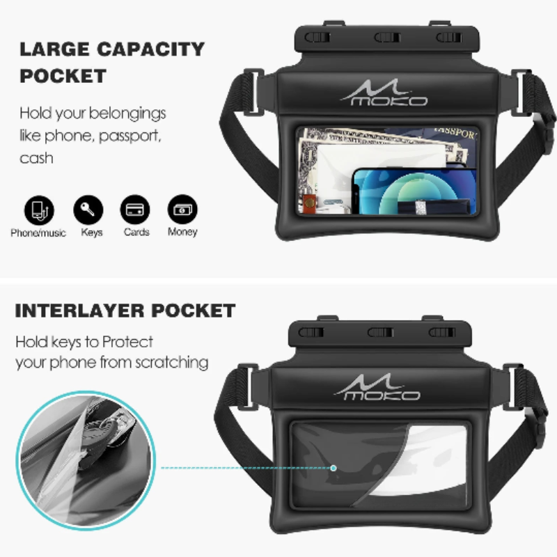Pochette Téléphone Étanche Flottante IPX8 – Protection Plage, Piscine & Sports Nautiques-2